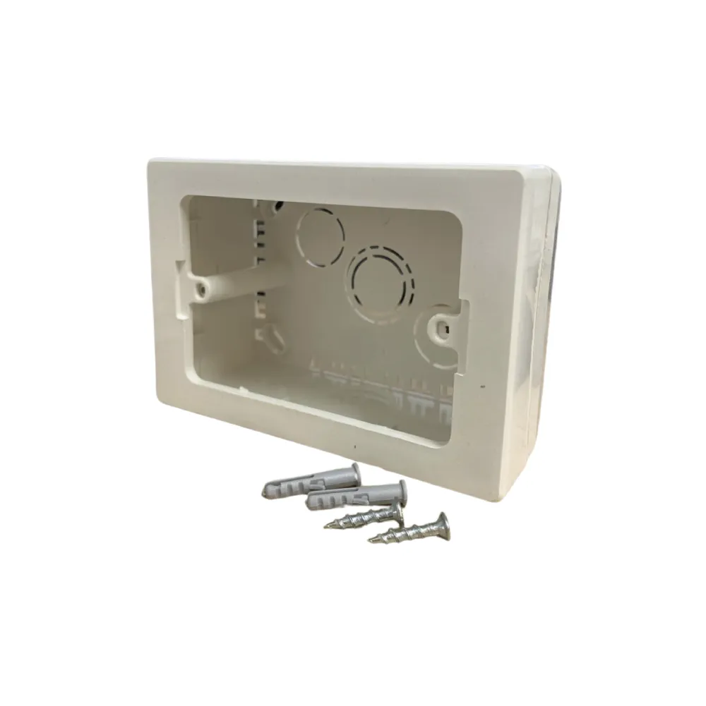 Caja Rectangular Plastica Blanca Induma Js Tool 220031